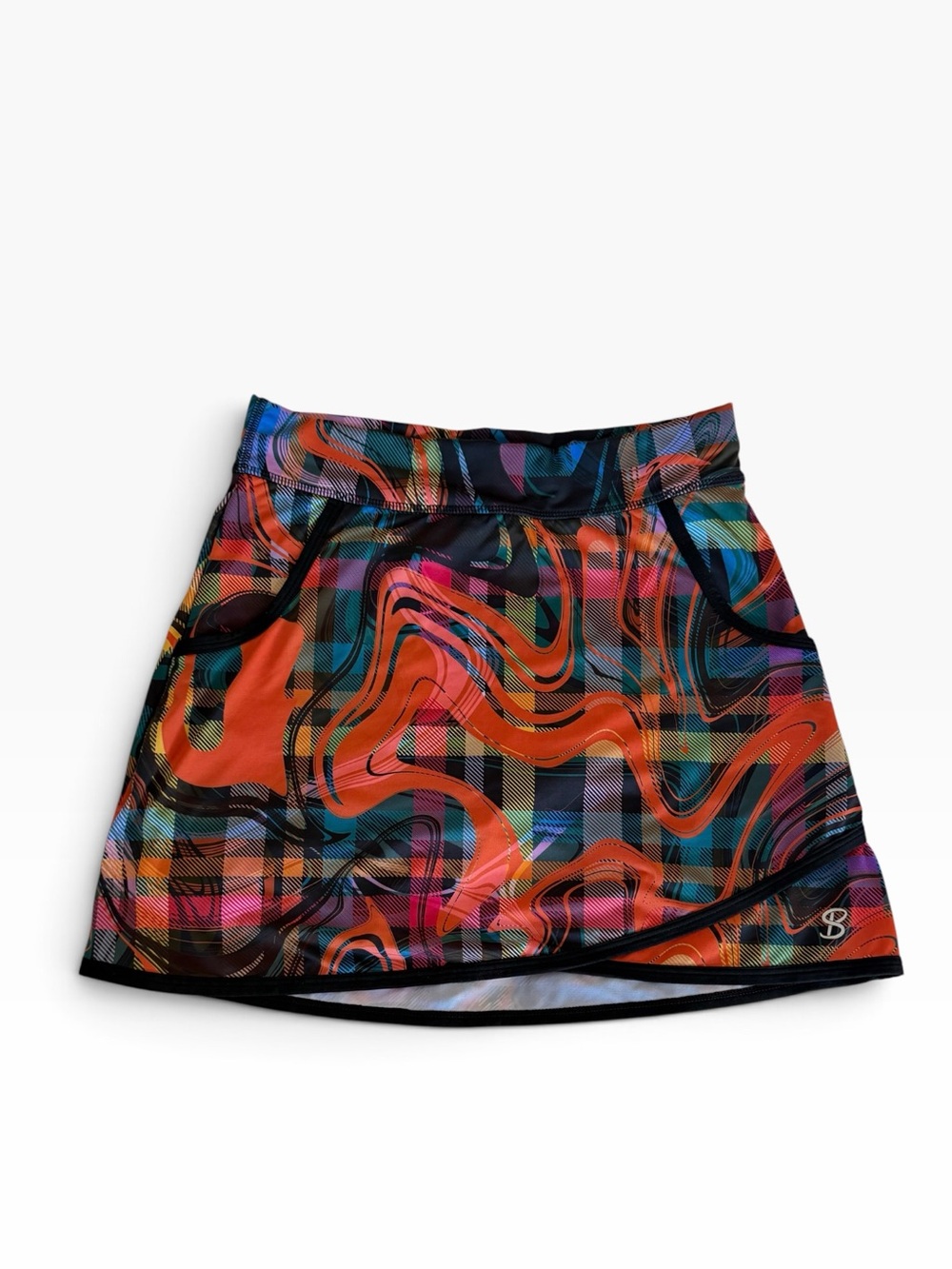 Sofibella Golf  Multi-Color Abstract Skort Sz XS